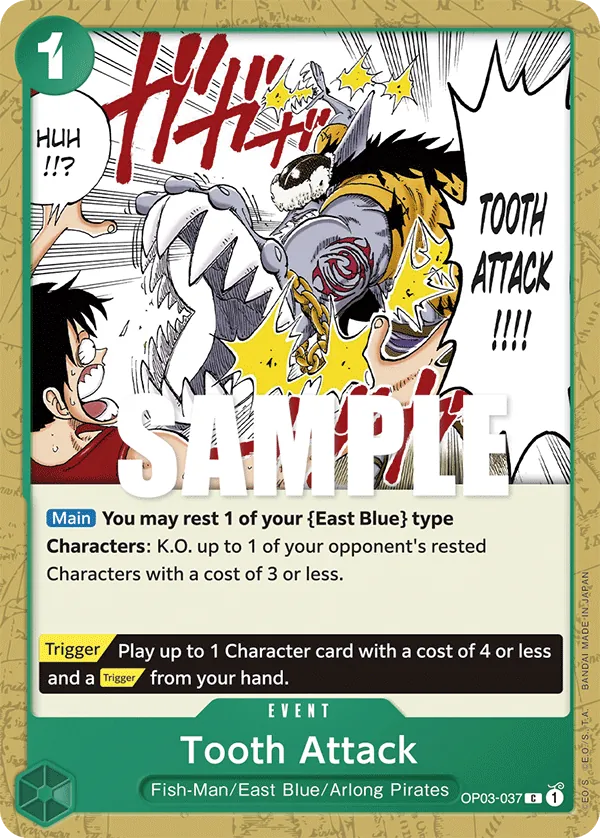 Tooth Attack - OP03-037 Tooth Attack - OP03-037