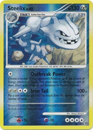 Steelix - 28/100 - Reverse Holo - EN