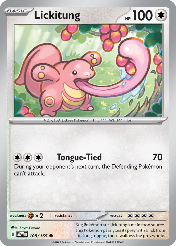 Lickitung - 108/207 - EN Lickitung - 108/207 - EN