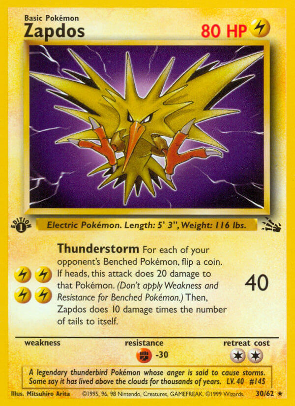 Zapdos - 30/62 - Unlimited - EN