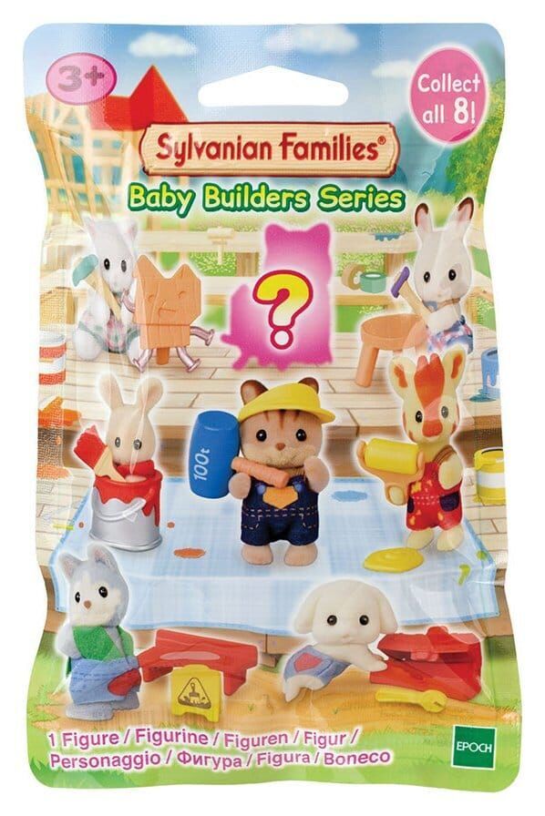 Sylvanian Families: Baustelle Babyfreunde Überraschungstüte Figur 5 cm - 1 Random