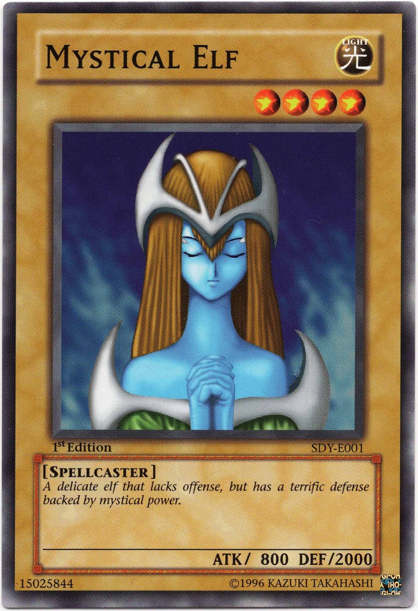 mystical-elf-sdy-e001-common-1st-edition-near-mint Mystical Elf - SDY-E001 - Common - 1st Edition (Near Mint)