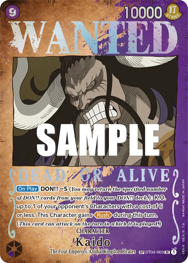 Kaido - ST04-003 - Special Alt Art - EN