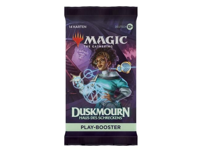 Duskmourn: Haus des Schreckens Play Booster Pack - Magic the Gathering - DE Duskmourn: Haus des Schreckens Play Booster Pack - Magic the Gathering - DE