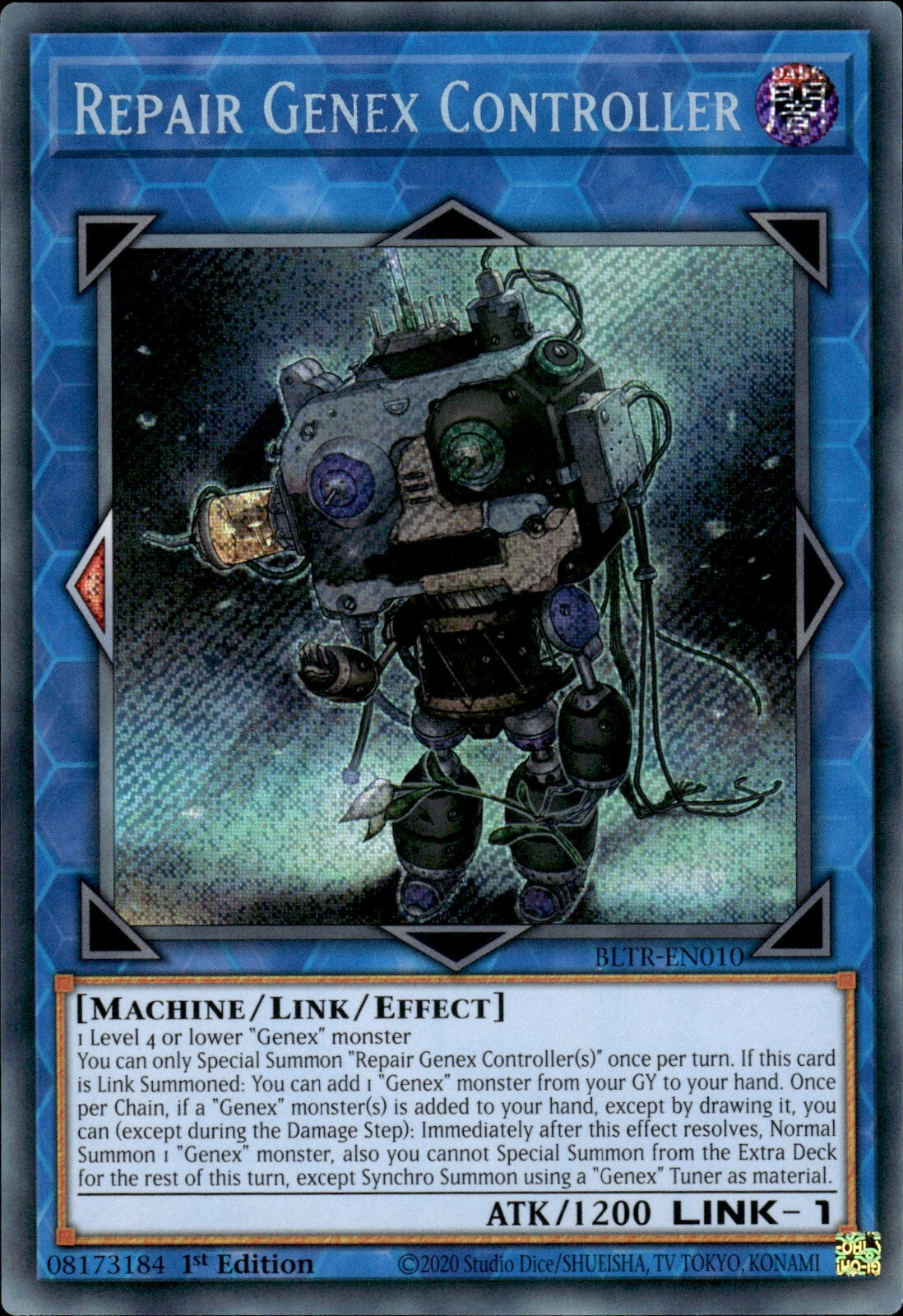 Flick-Genex-Überwacher - BLTR-010 - Quarter Century Secret Rare - 1. Auflage Flick-Genex-Überwacher - BLTR-010 - Quarter Century Secret Rare - 1. Auflage