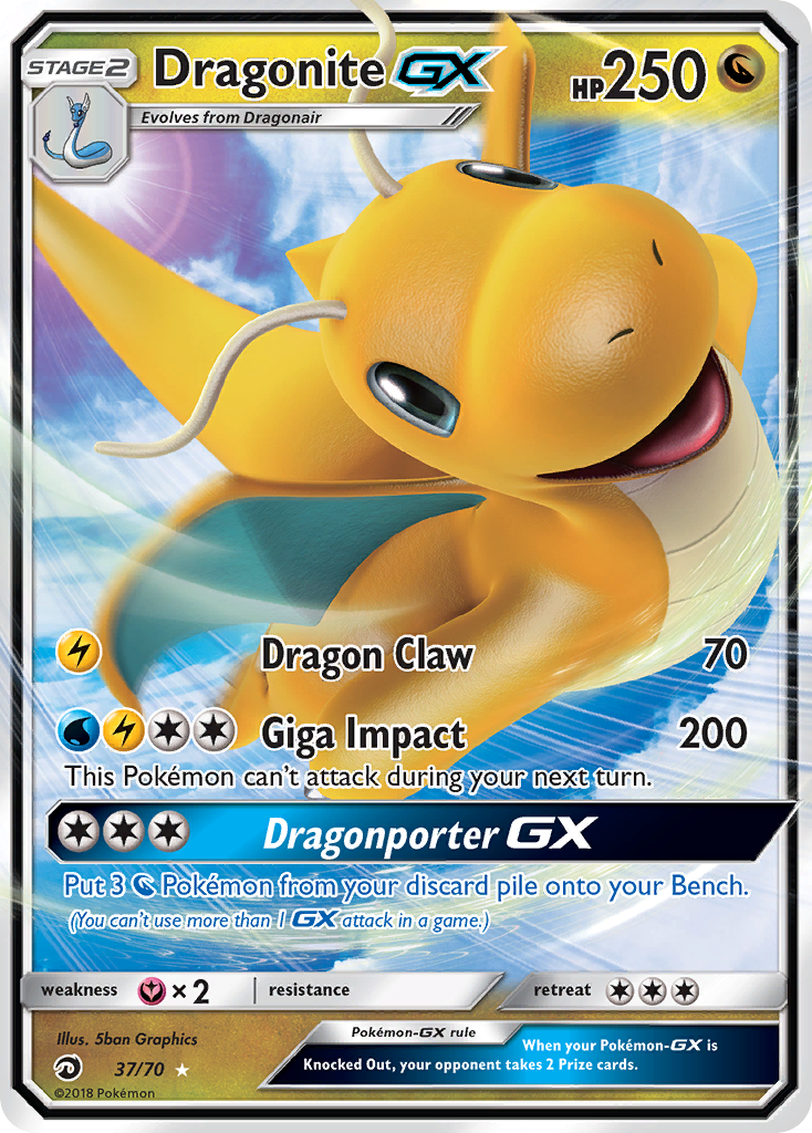 Dragonite-GX - 37/70 - EN Dragonite-GX - 37/70 - EN