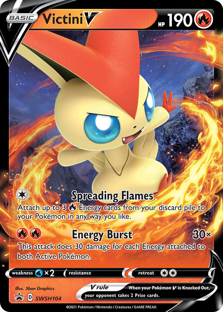 Victini V - SWSH104/306 - EN Victini V - SWSH104/306 - EN