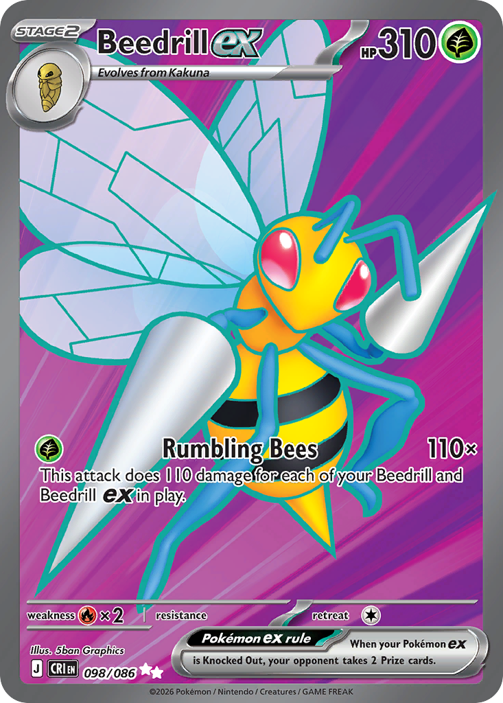 Beedrill ex - 098/086 - EN