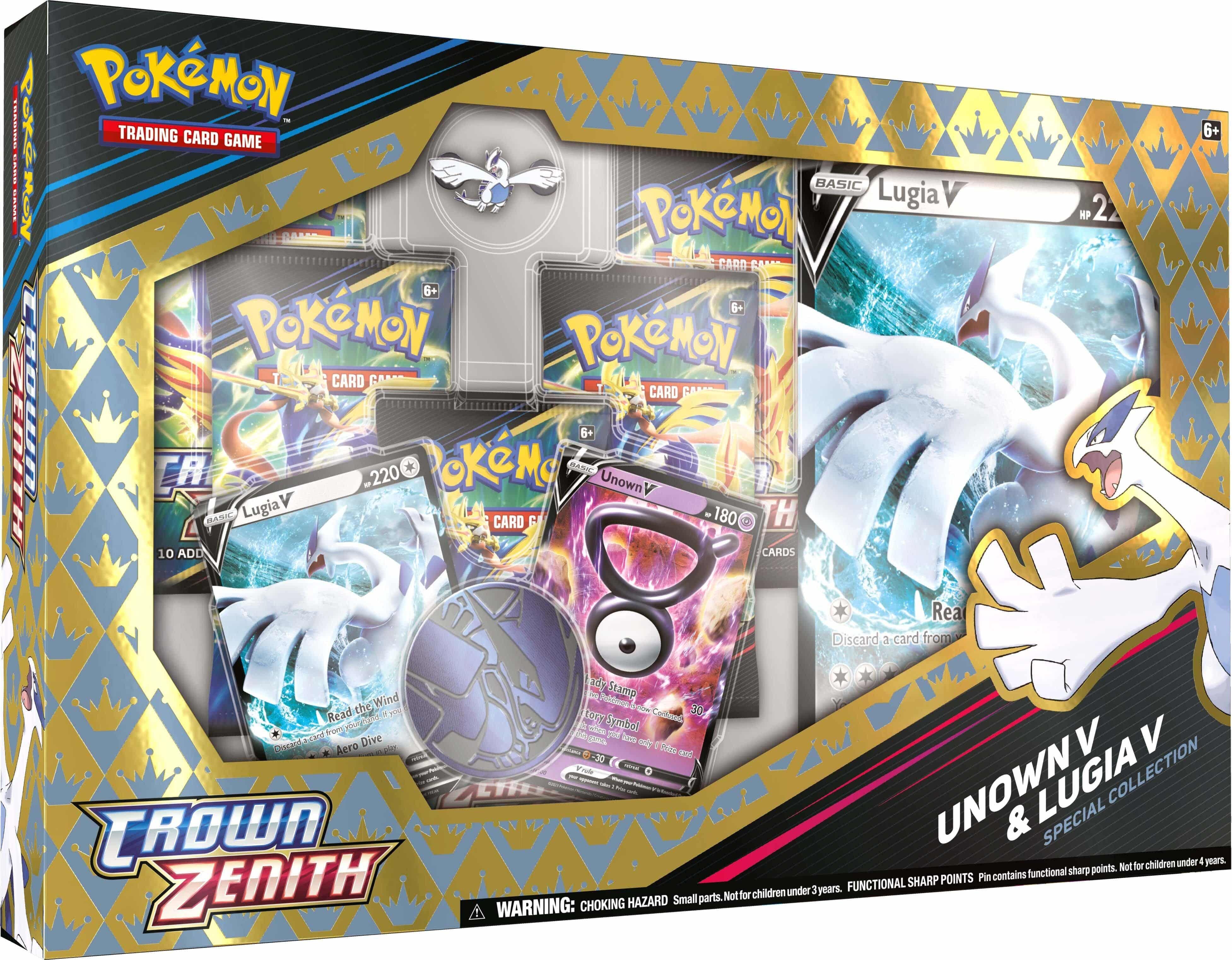 Pokémon Crown Zenith Special Collection Unown V & Lugia V - EN Pokémon Crown Zenith Special Collection Unown V & Lugia V - EN
