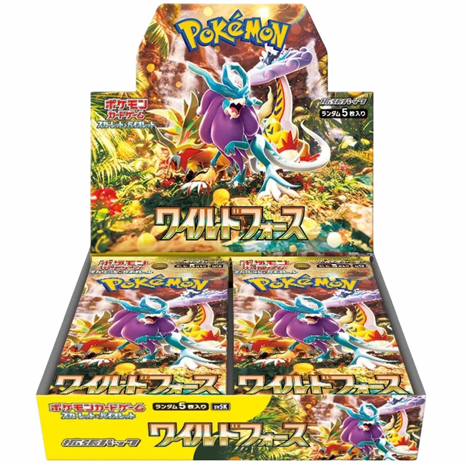 Pokémon Scarlet & Violet Wild Force (sv5K) Booster Display (30) - JPN Pokémon Scarlet & Violet Wild Force (sv5K) Booster Display (30) - JPN