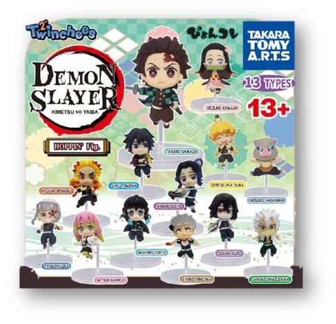 Demon Slayer: Kimetsu No Yaiba - Twinchees Minifigur Hoppin' 1 Mystery Pack - 5 cm (1 RANDOM) 