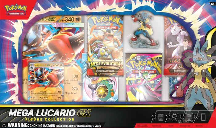 Pokémon TCG: Mega Lucario ex Figure Collection - EN Pokémon TCG: Mega Lucario ex Figure Collection - EN