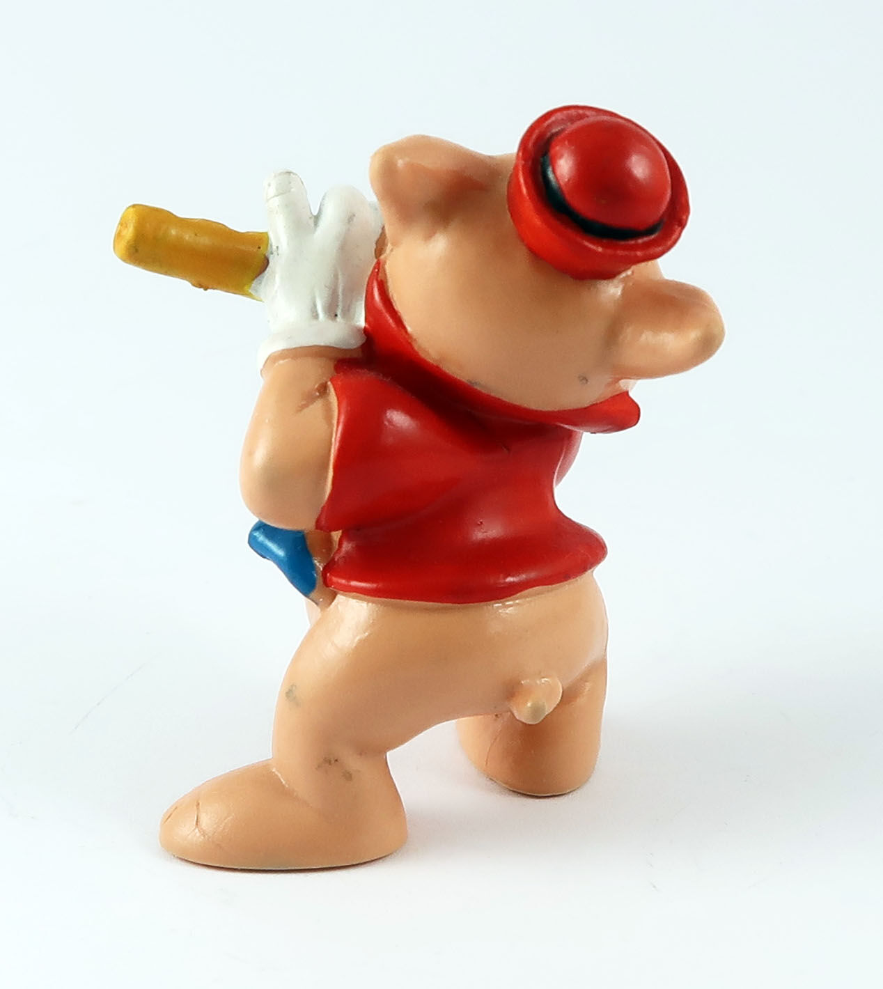Schweinchen mit Flöte PVC Figur