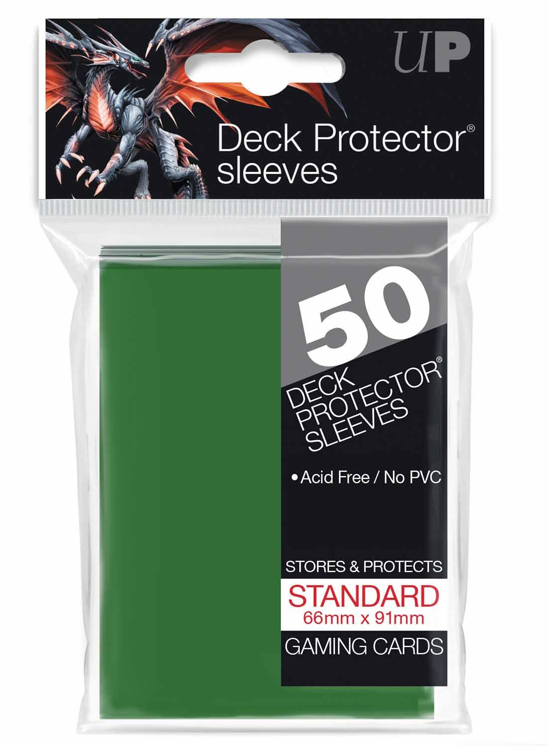 ultra-pro-sleeves-huellen-green-standard-size-1 Ultra PRO Sleeves / Hüllen Green Standard Size (50)