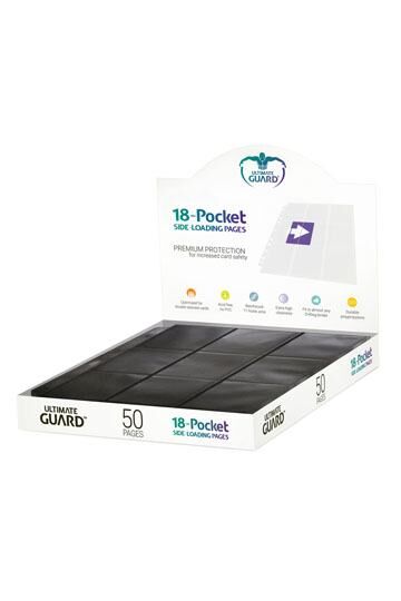 Ultimate Guard 18-Pocket Pages Side-Loading Schwarz (50) Ultimate Guard 18-Pocket Pages Side-Loading Schwarz (50)