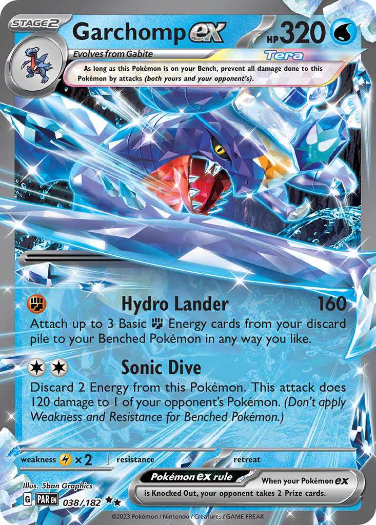 Garchomp ex - 038/182 - EN Garchomp ex - 038/182 - EN