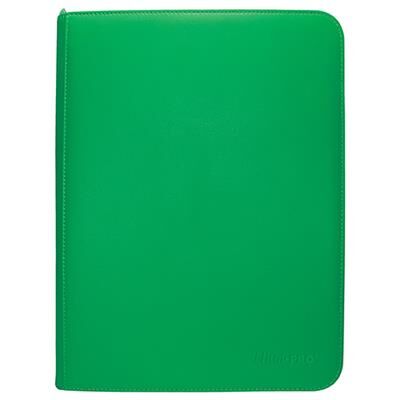 UP - Vivid - 9-Pocket Zippered Pro Binder - Green UP - Vivid - 9-Pocket Zippered Pro Binder - Green