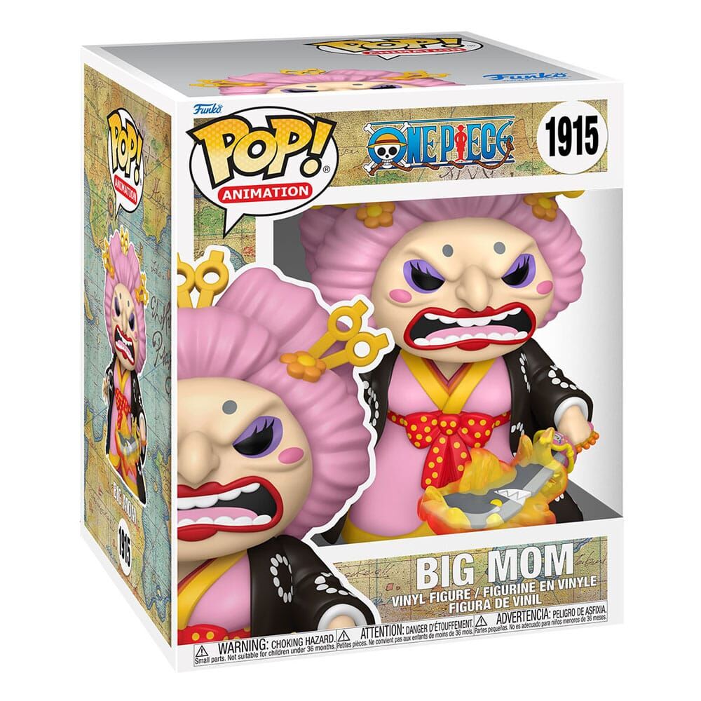 One Piece POP! Super Animation Vinyl Figur Big Mom Kimono - 17 cm 