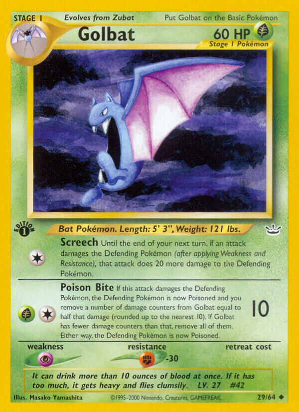 Golbat - 29/66 - 1st Edition - EN Golbat - 29/66 - 1st Edition - EN