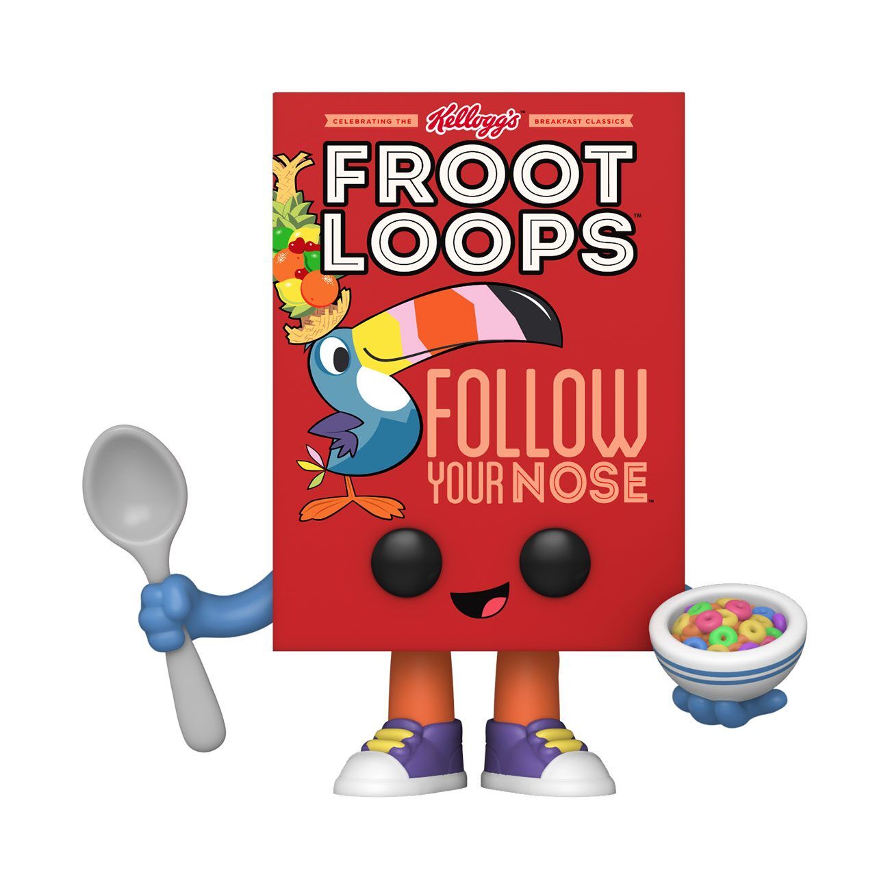 Kellogg's POP! Vinyl Figur Froot Loops Cereal Box 9 cm Kellogg's POP! Vinyl Figur Froot Loops Cereal Box 9 cm
