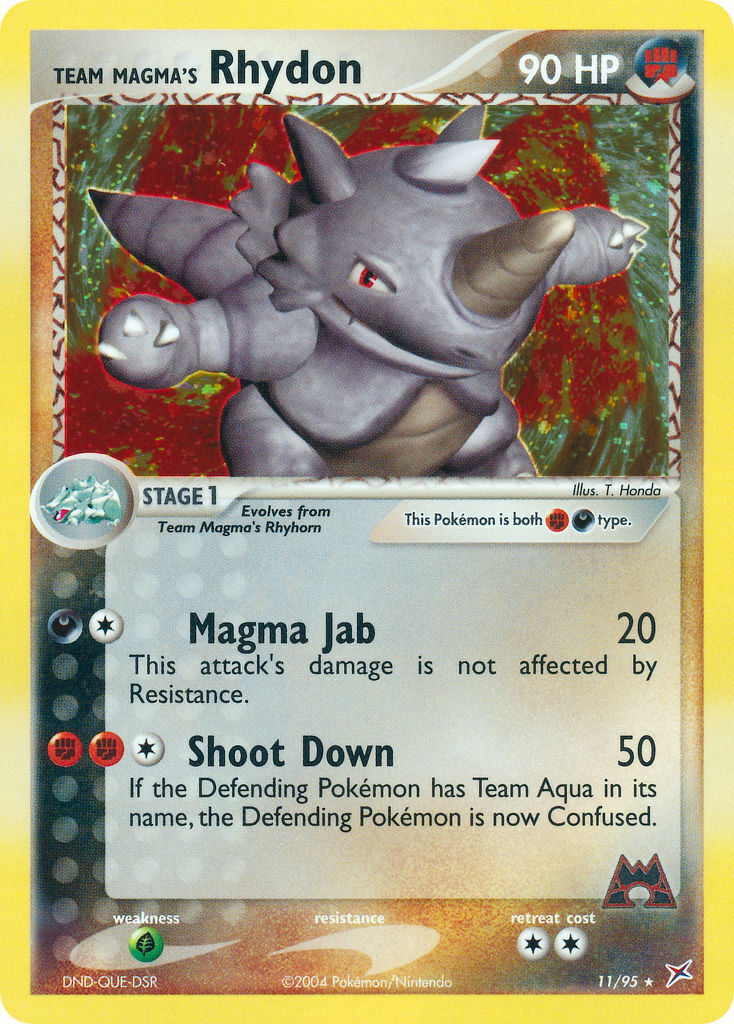 Team Magma’s Rhydon - 11/95 - EN