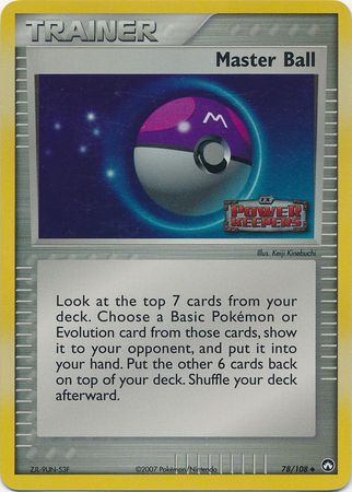Master Ball - 78/108 - Reverse Holo - EN Master Ball - 78/108 - Reverse Holo - EN