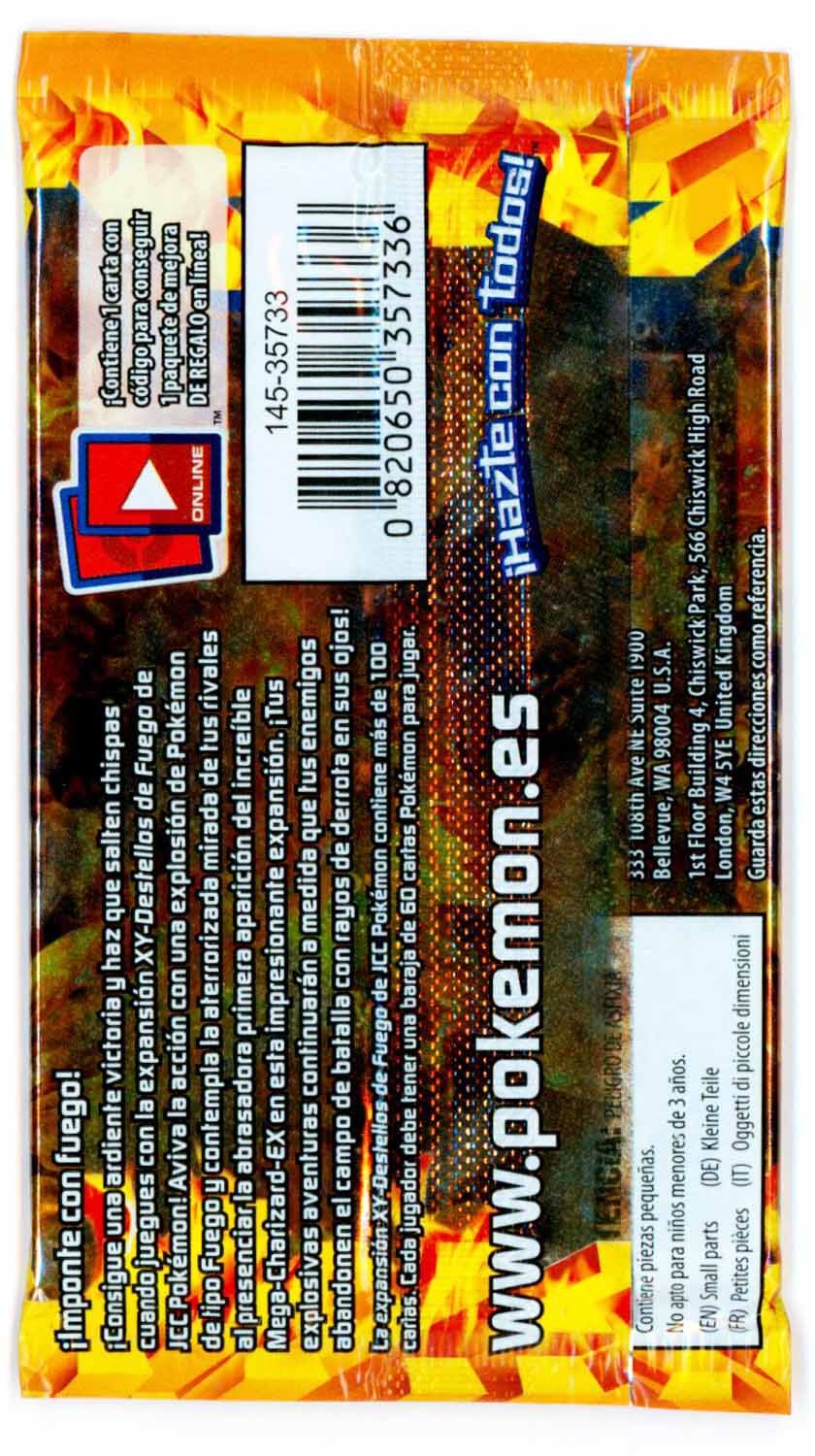 Pokémon XY Flashfire Booster - ES