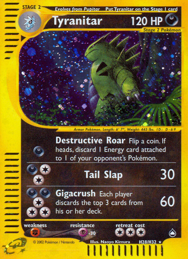 Tyranitar - H28/H32 - Holo Rare - EN Tyranitar - H28/H32 - Holo Rare - EN