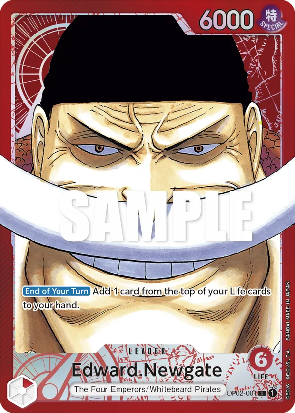 Edward.Newgate - OP02-001 - Alternate Art Edward.Newgate - OP02-001 - Alternate Art