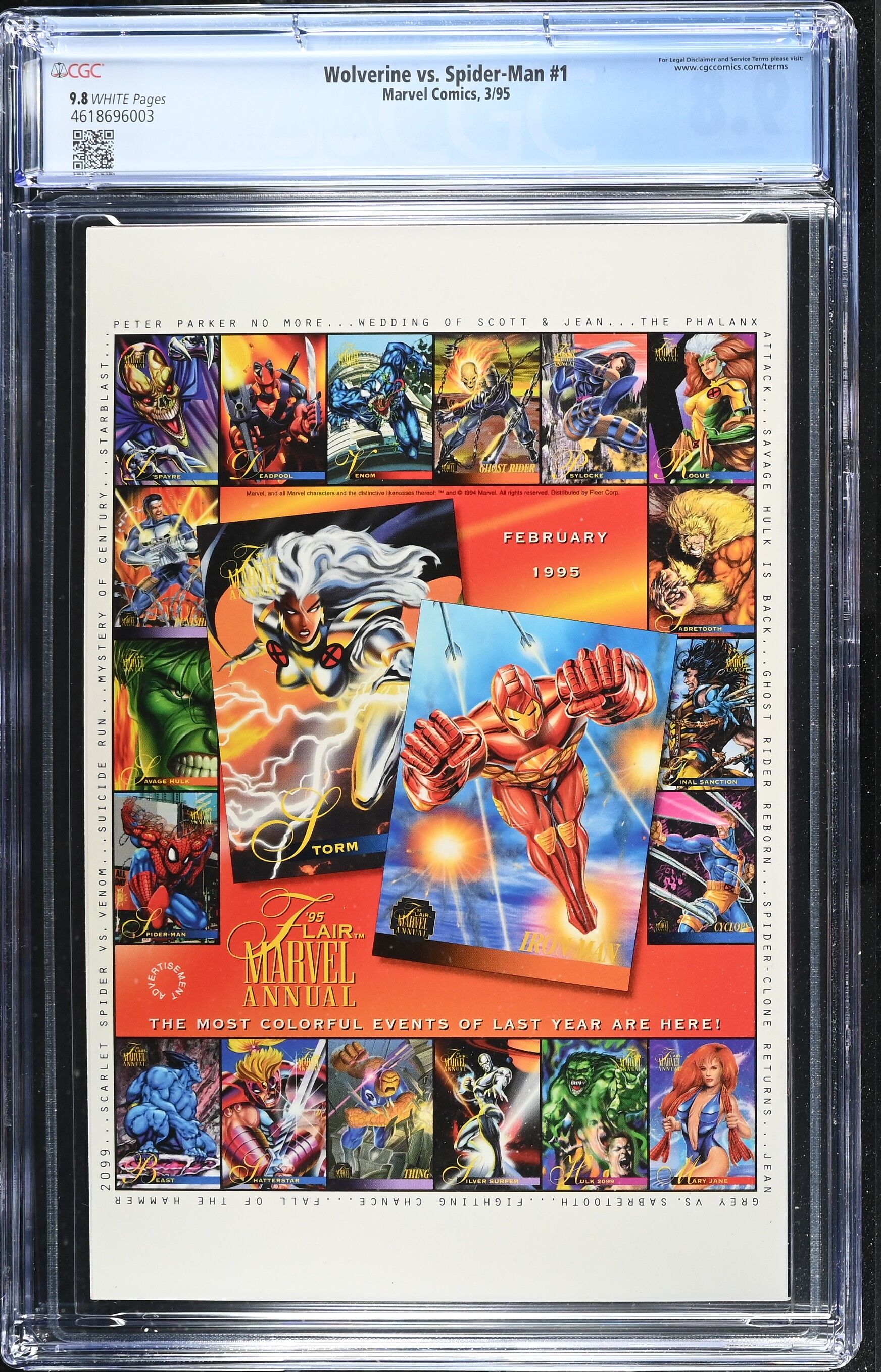 Wolverine vs. Spider-Man Issue 1 - CGC 9.8