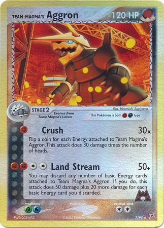 Team Magma’s Aggron - 7/97 - Reverse Holo - EN Team Magma’s Aggron - 7/97 - Reverse Holo - EN