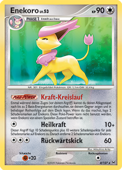 Enekoro - 4/127 - Pokemon TCG - Near Mint