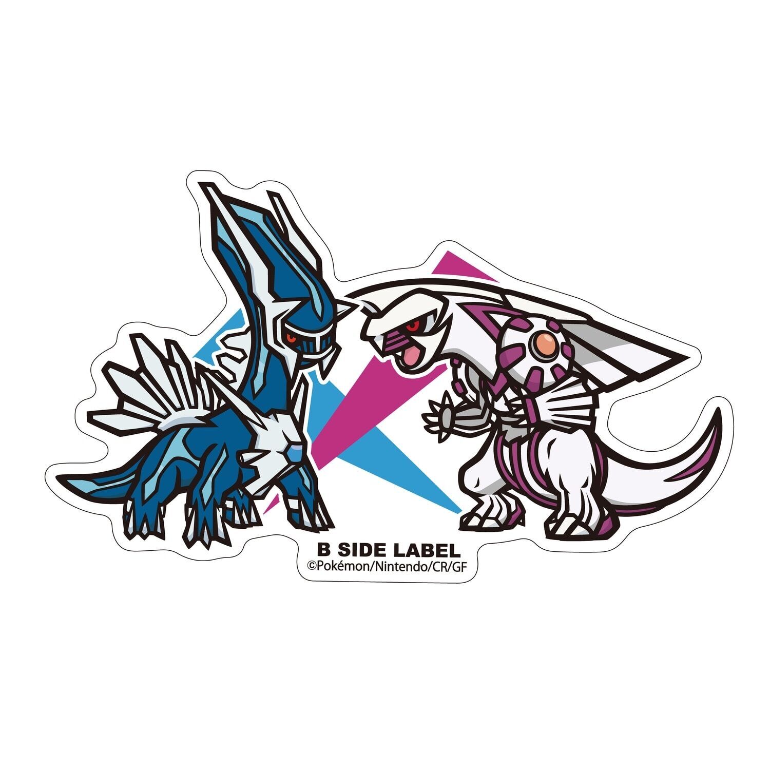 Dialga & Palkia B-Side Label Sticker