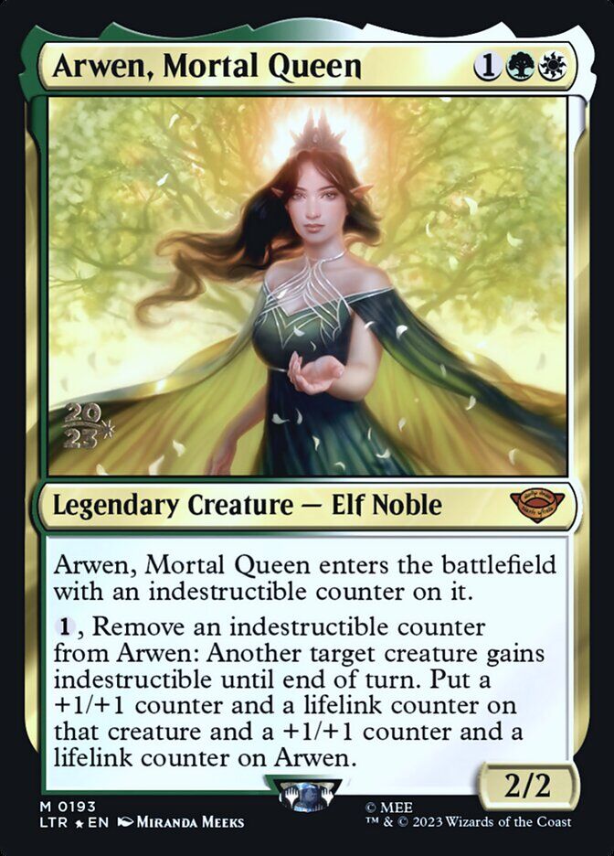 Arwen, Mortal Queen - PLTR 193s - Foil - EN - NM Arwen, Mortal Queen - PLTR 193s - Foil - EN - NM