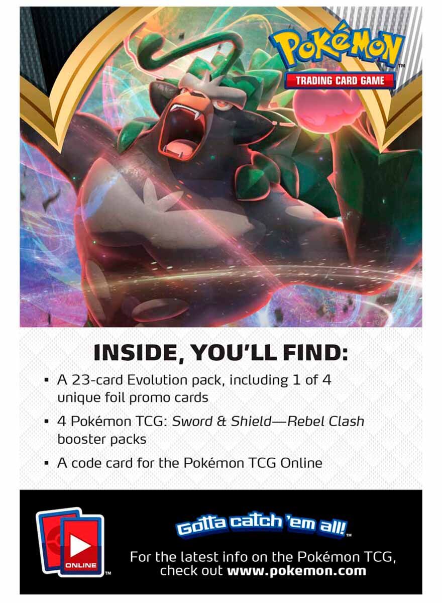 Pokémon Sword & Shield Rebel Clash Build & Battle Prerelease Kit - EN