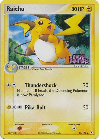 Raichu - 51/110 - Reverse Holo - EN Raichu - 51/110 - Reverse Holo - EN