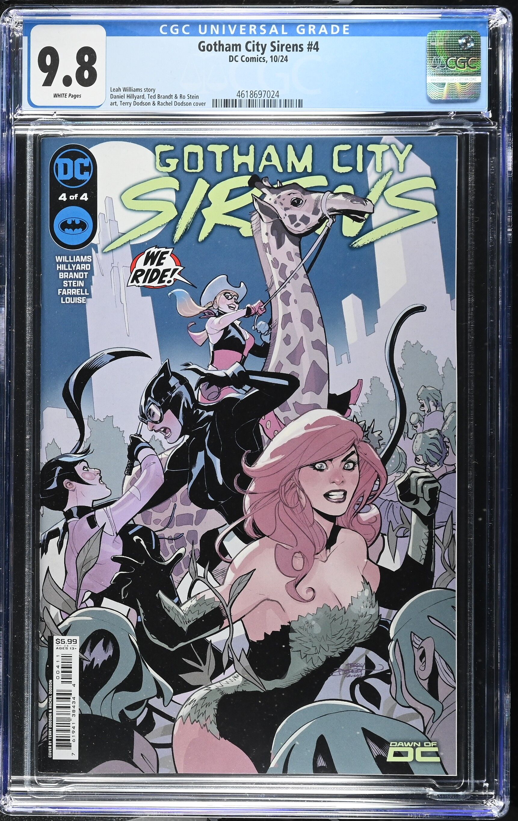 Gotham City Sirens Issue 4 - CGC 9.8