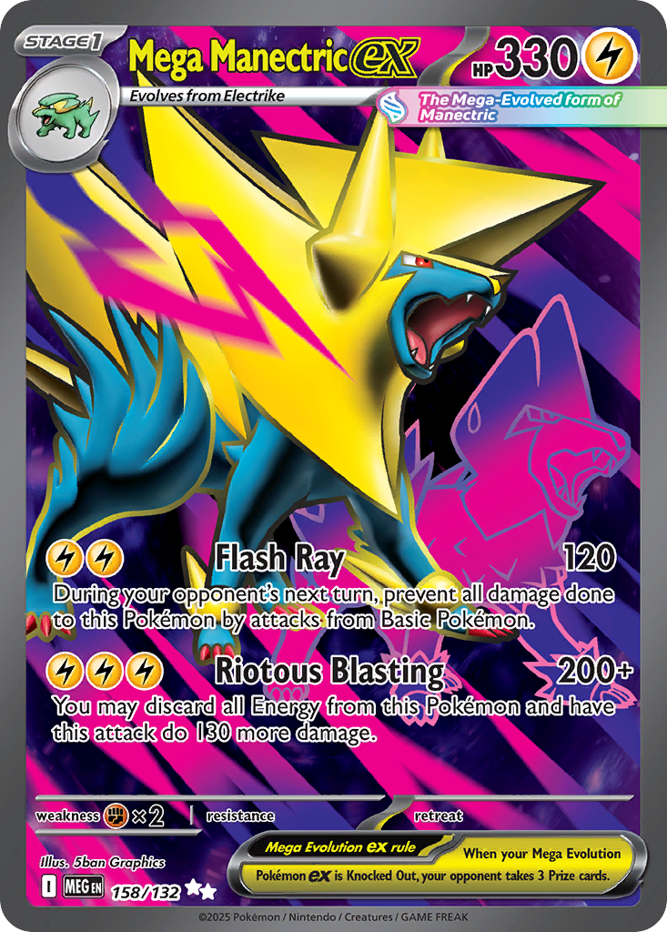Mega Manectric ex - 158/132 - EN Mega Manectric ex - 158/132 - EN