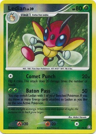 Ledian - 60/146 - Reverse Holo - EN Ledian - 60/146 - Reverse Holo - EN