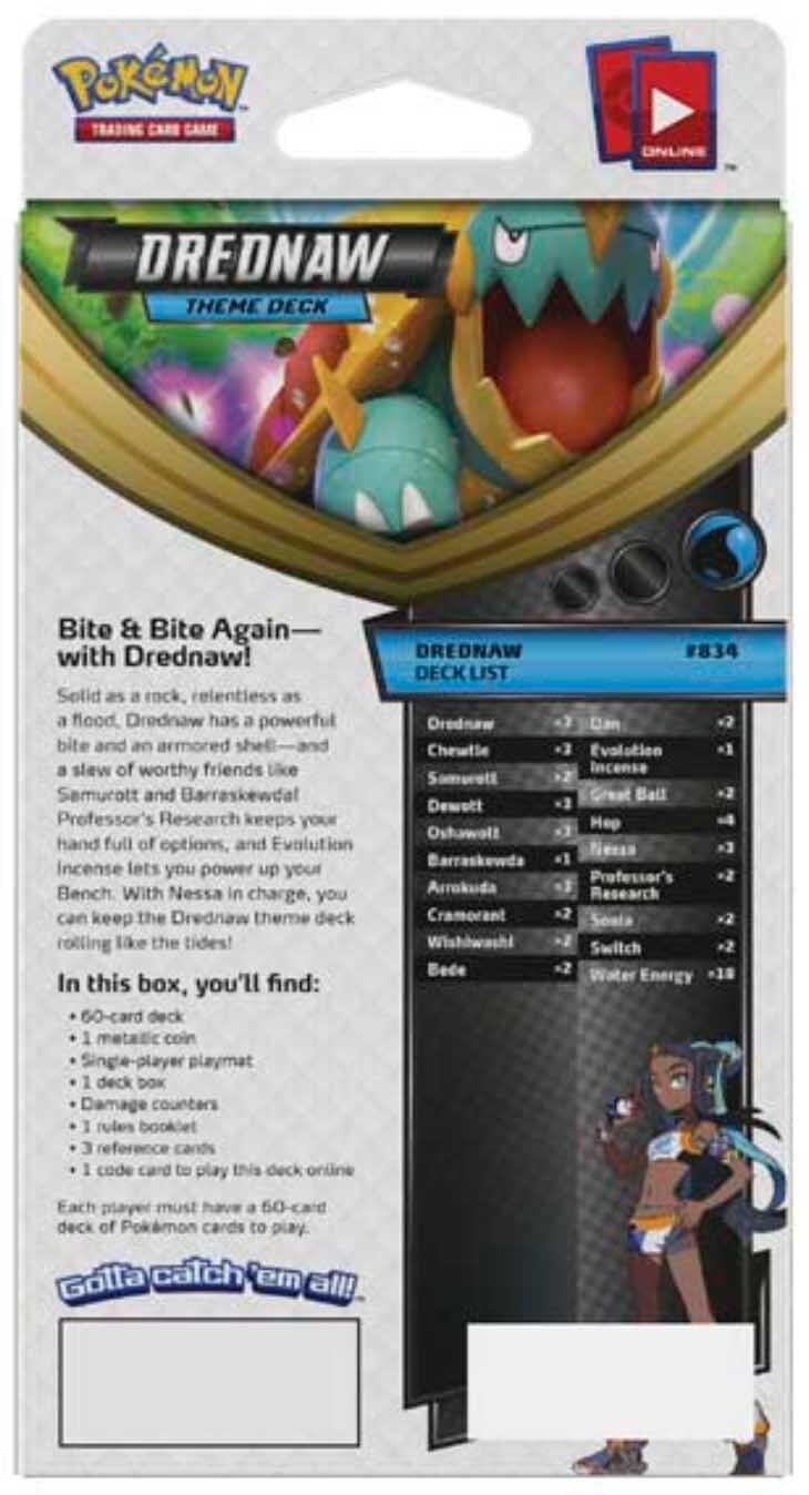 Pokémon Drednaw - Vivid Voltage Theme Deck - EN