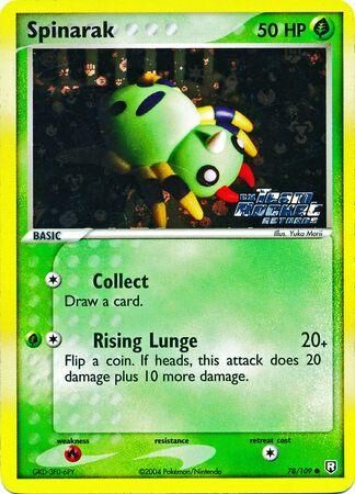 Spinarak - 78/109 - Reverse Holo - EN