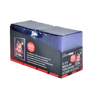 Ultra PRO Toploader Regular (3" x 4") & Card Sleeves (100 count)