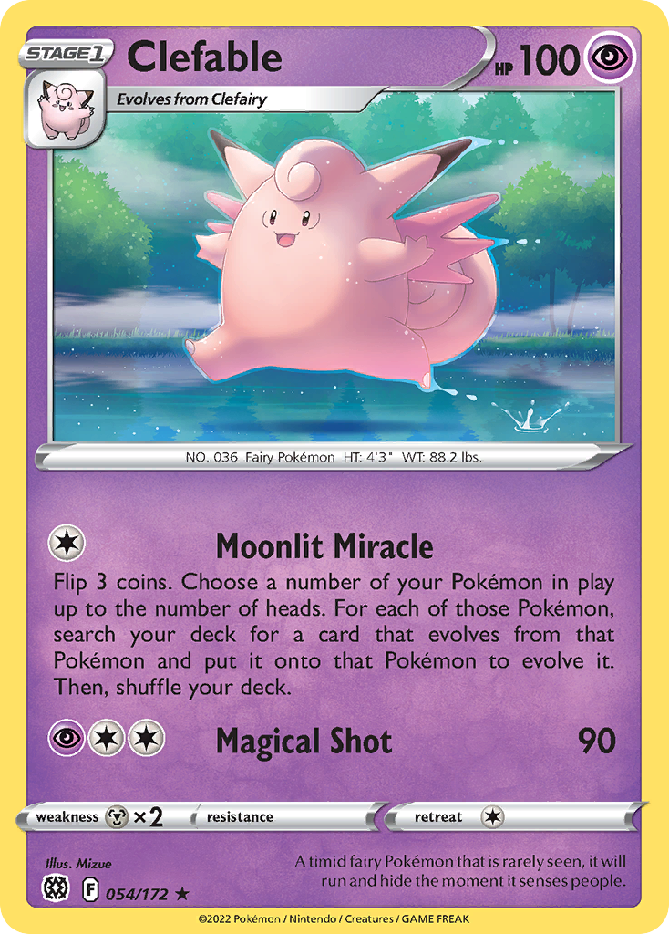 Clefable - 054/172 - EN Clefable - 054/172 - EN