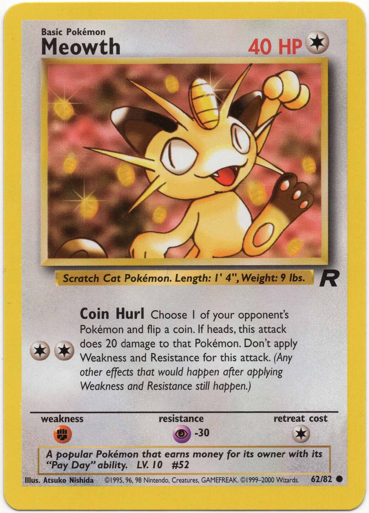meowth-62-82-pok-mon-tcg Meowth - 62/82 - Pokémon TCG