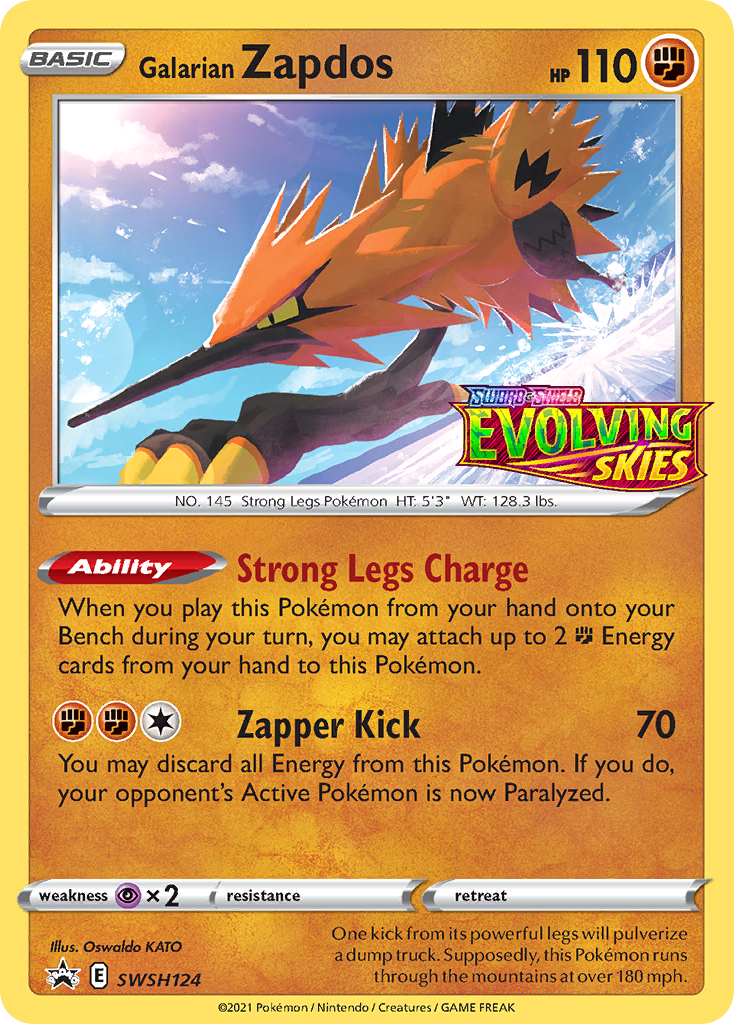 Galarian Zapdos - SWSH124/306 - EN Galarian Zapdos - SWSH124/306 - EN