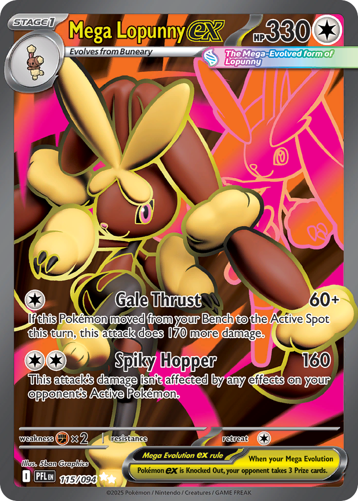 Mega Lopunny ex - 115/094 - EN Mega Lopunny ex - 115/094 - EN
