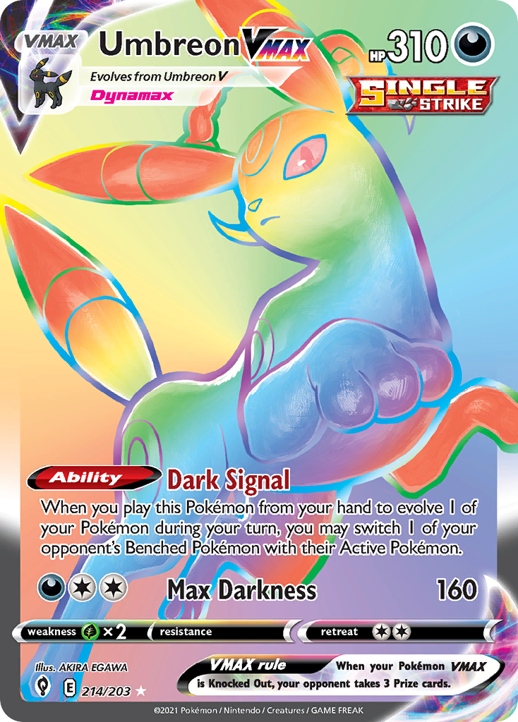Umbreon VMAX - 214/237 - EN Umbreon VMAX - 214/237 - EN