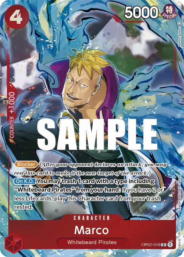 Marco - OP02-018 - Alternate Art - JP