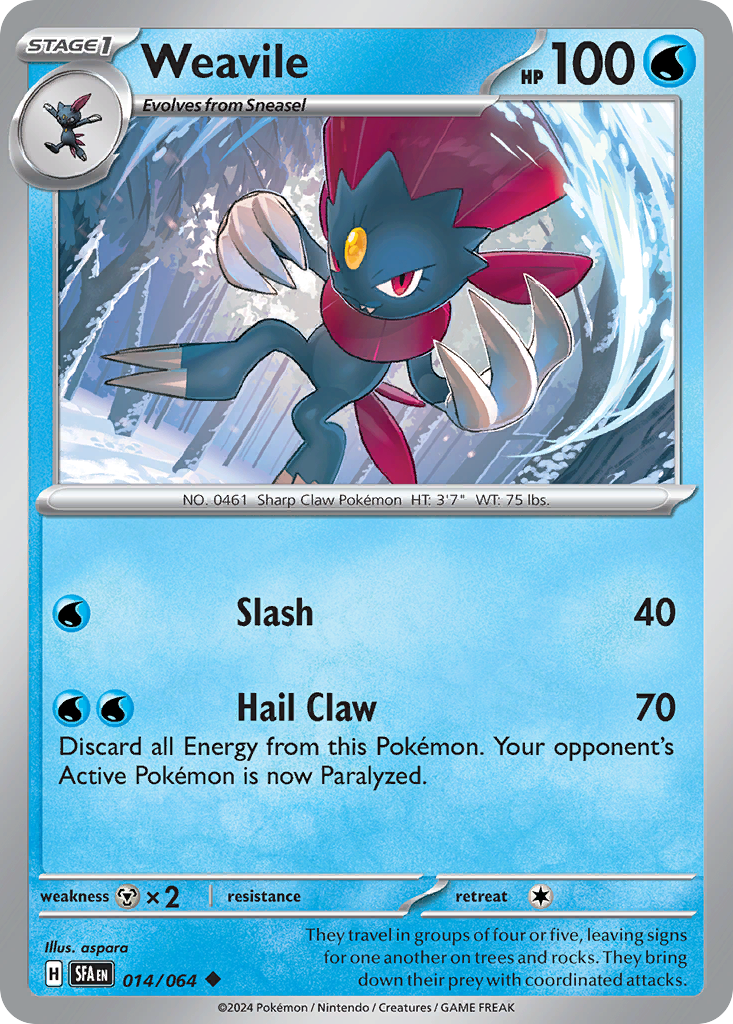 Weavile - 014/064 - EN Weavile - 014/064 - EN