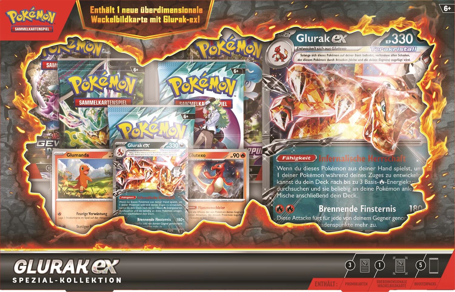 Pokémon TCG: Glurak ex Special Collection - DE